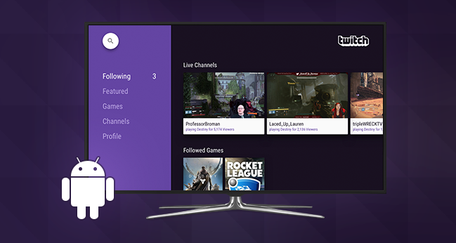 Twitch на Android 